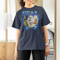 Baby Seals T Shirt For Women Retro Sea Dog Bootleg Vintage Graphic 90s