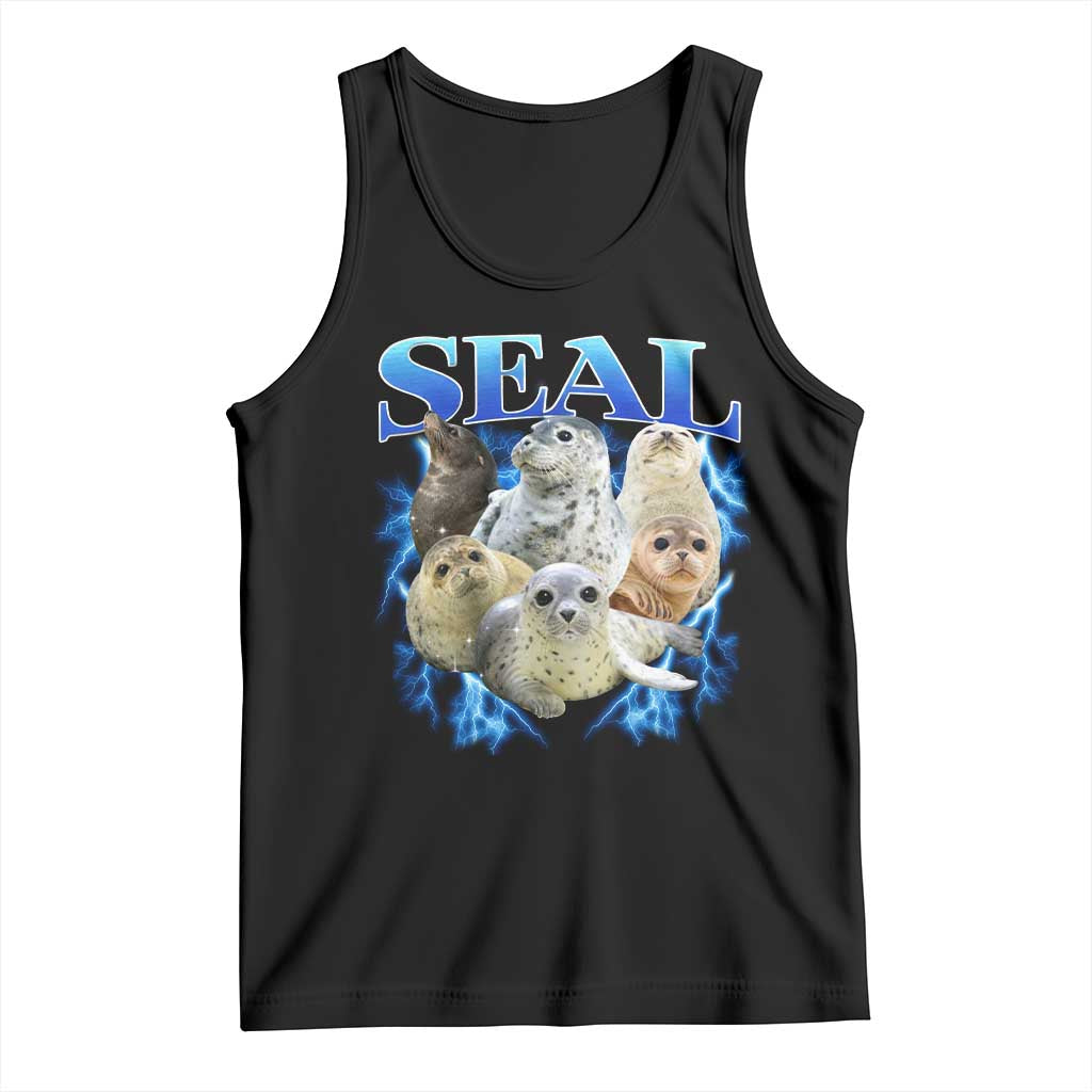 Baby Seals Tank Top Retro Sea Dog Bootleg Vintage Graphic 90s
