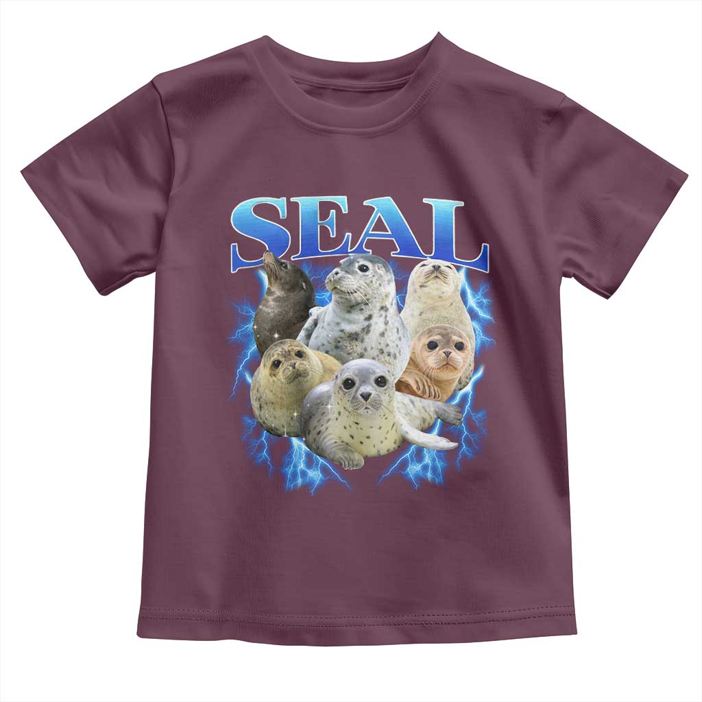 Baby Seals Toddler T Shirt Retro Sea Dog Bootleg Vintage Graphic 90s