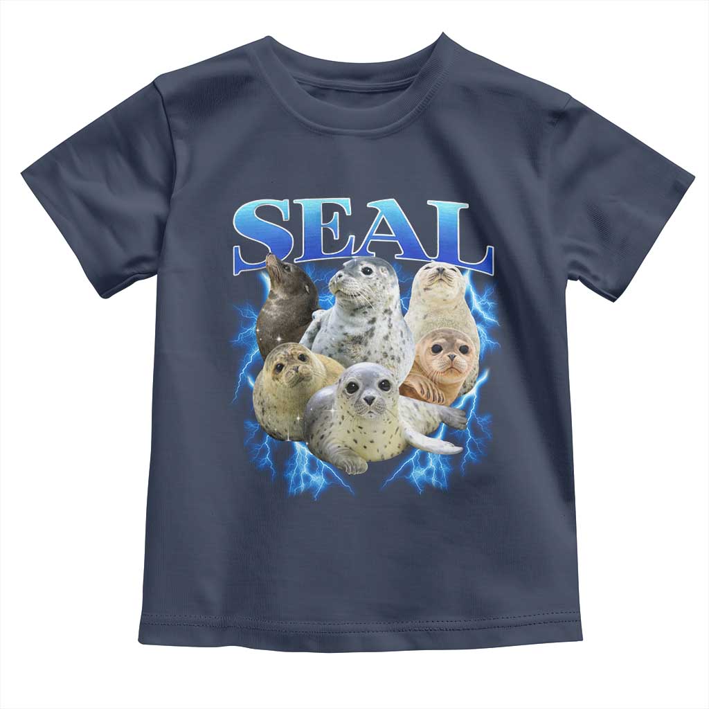 Baby Seals Toddler T Shirt Retro Sea Dog Bootleg Vintage Graphic 90s