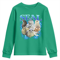 Baby Seals Youth Sweatshirt Retro Sea Dog Bootleg Vintage Graphic 90s