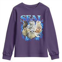 Baby Seals Youth Sweatshirt Retro Sea Dog Bootleg Vintage Graphic 90s