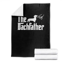Funny Wiener Dog Dad Throw Blanket The Dachshund Fathers Day Gifts For Dog Lovers