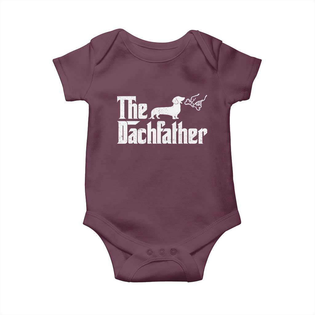 Funny Wiener Dog Dad Baby Onesie The Dachshund Fathers Day Gifts For Dog Lovers