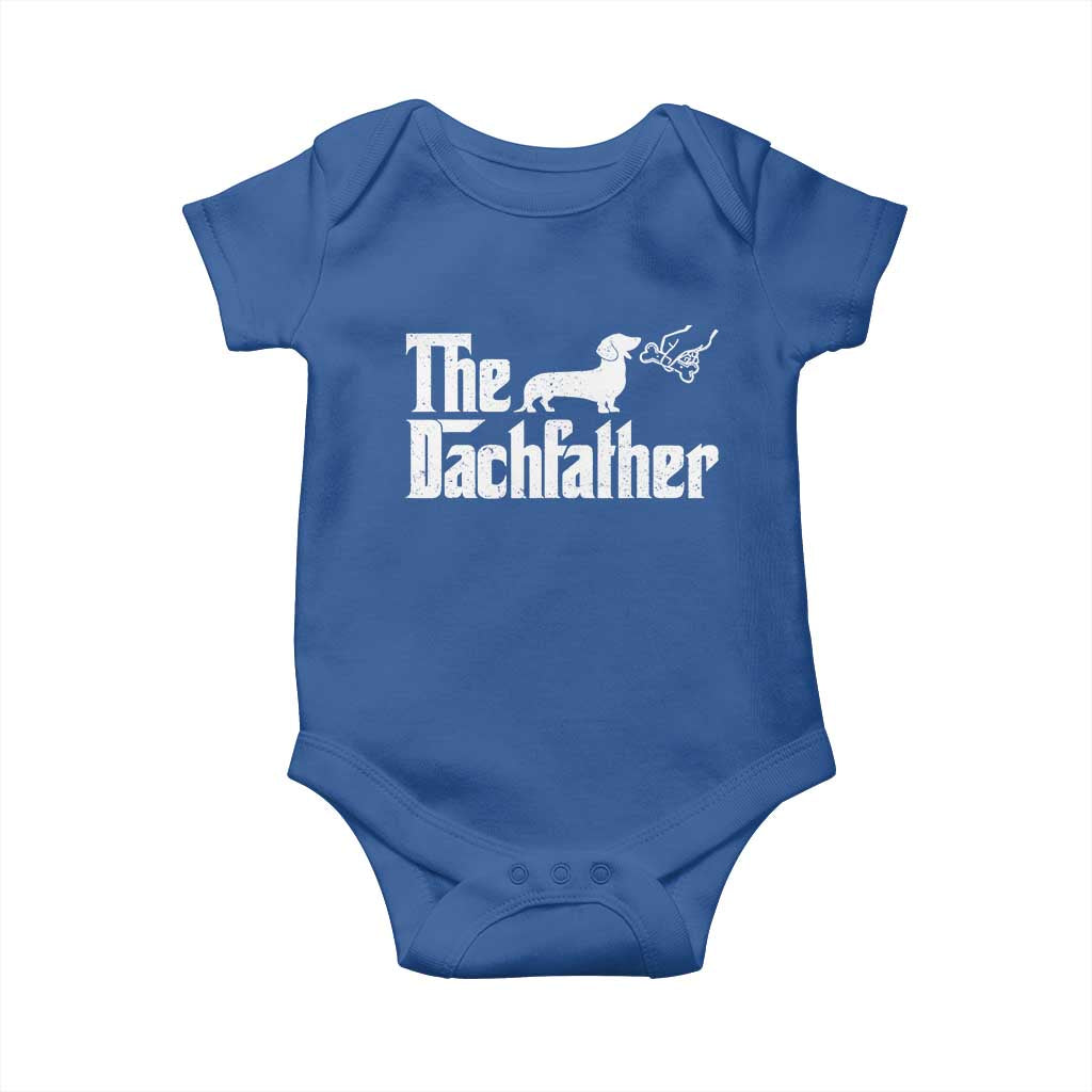 Funny Wiener Dog Dad Baby Onesie The Dachshund Fathers Day Gifts For Dog Lovers