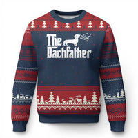 Funny Wiener Dog Dad Ugly Christmas Sweater The Dachshund Fathers Day Gifts For Dog Lovers