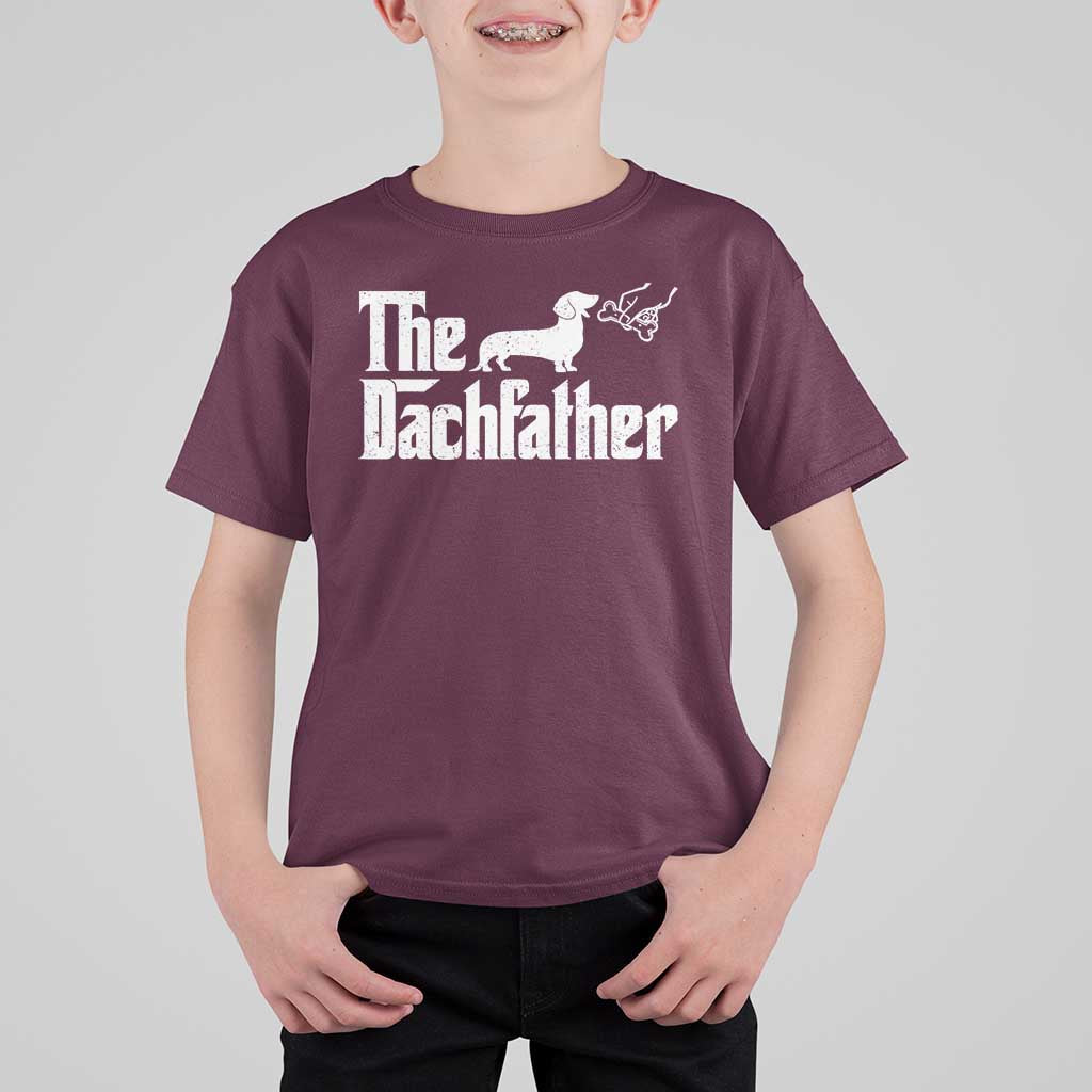 Funny Wiener Dog Dad T Shirt For Kid The Dachshund Fathers Day Gifts For Dog Lovers