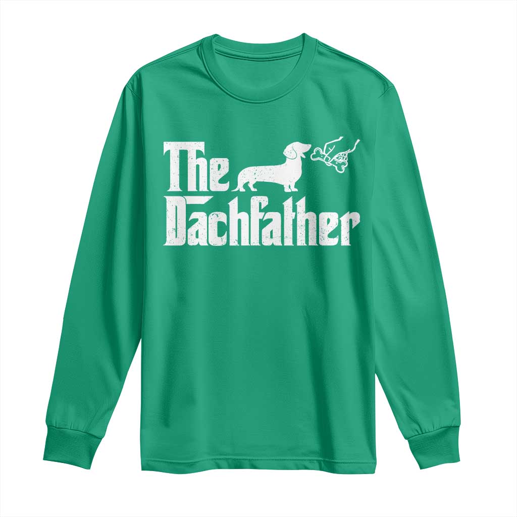 Funny Wiener Dog Dad Long Sleeve Shirt The Dachshund Fathers Day Gifts For Dog Lovers