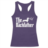 Funny Wiener Dog Dad Racerback Tank Top The Dachshund Fathers Day Gifts For Dog Lovers
