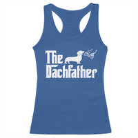 Funny Wiener Dog Dad Racerback Tank Top The Dachshund Fathers Day Gifts For Dog Lovers
