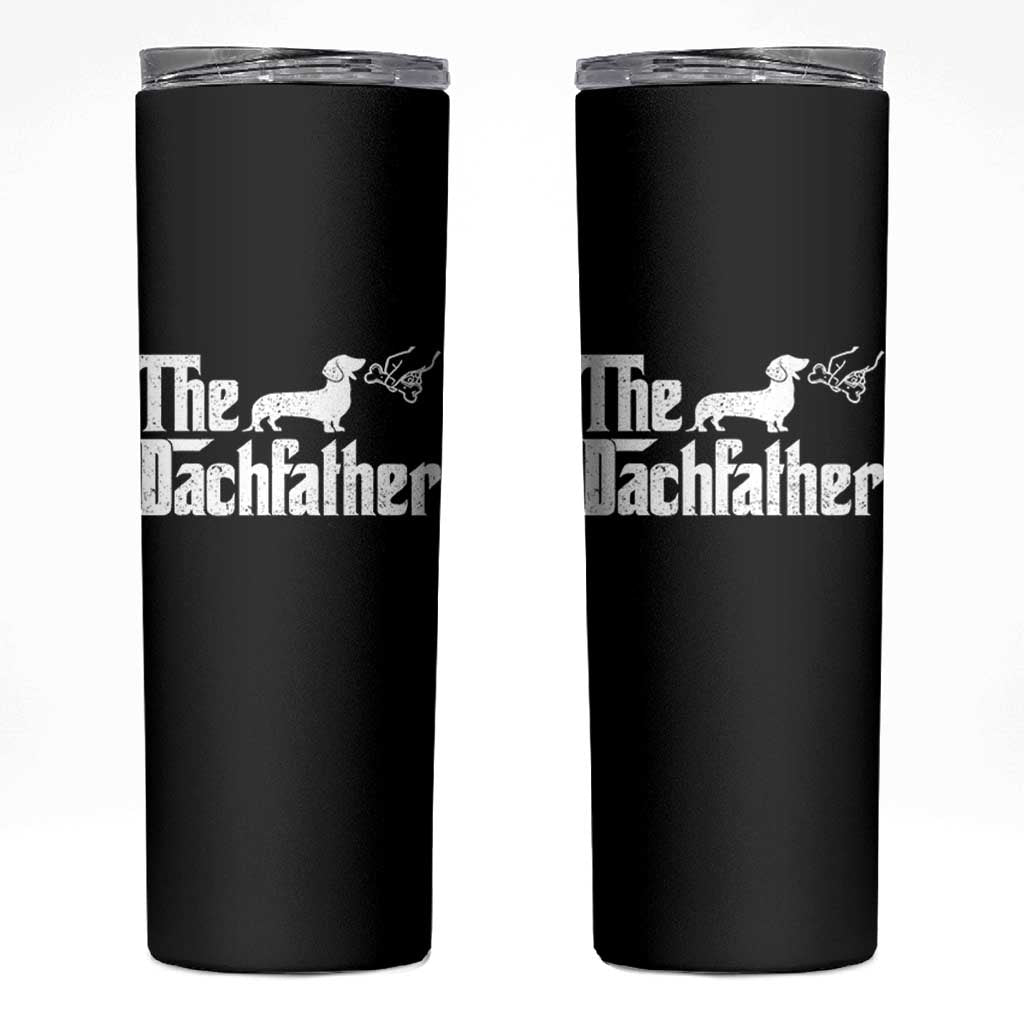 Funny Wiener Dog Dad Skinny Tumbler The Dachshund Fathers Day Gifts For Dog Lovers