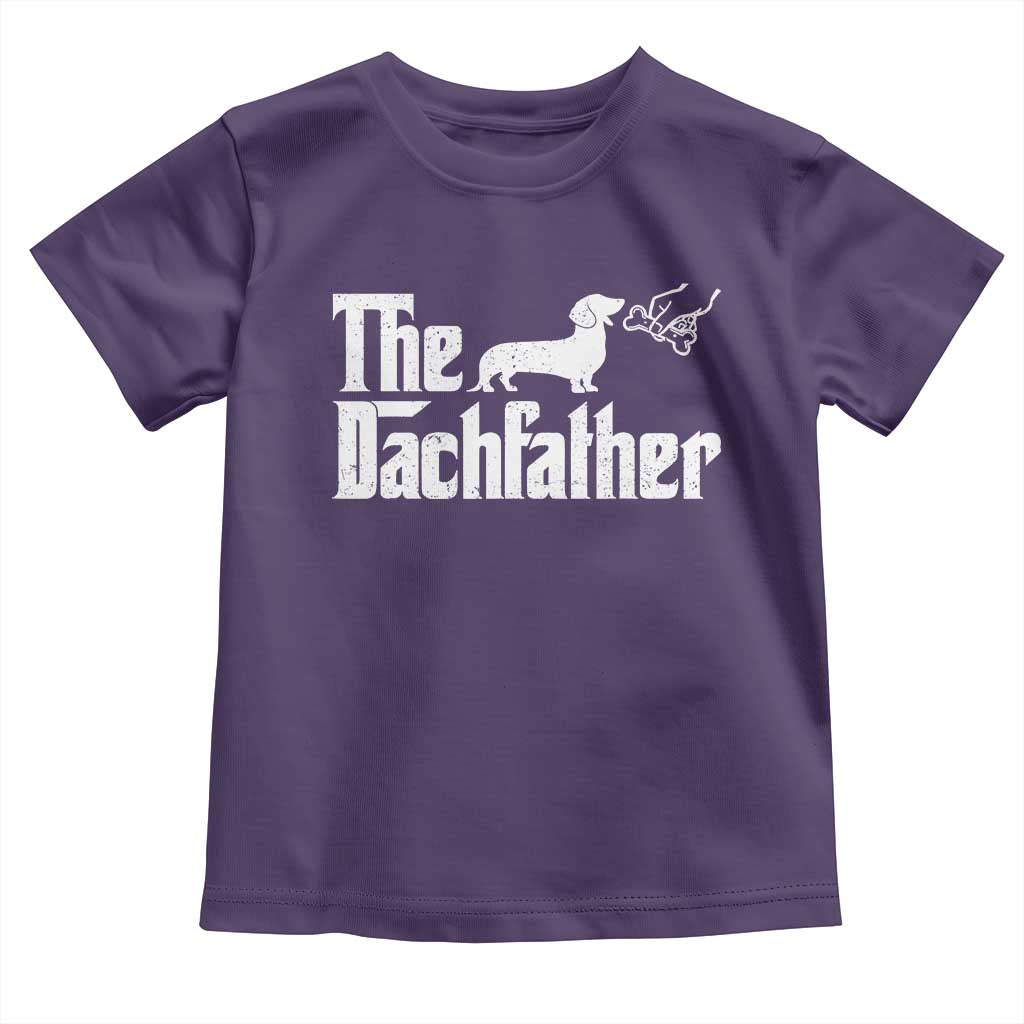 Funny Wiener Dog Dad Toddler T Shirt The Dachshund Fathers Day Gifts For Dog Lovers