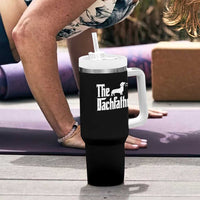 Funny Wiener Dog Dad Tumbler With Handle The Dachshund Fathers Day Gifts For Dog Lovers
