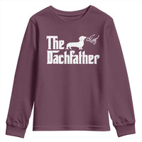 Funny Wiener Dog Dad Youth Sweatshirt The Dachshund Fathers Day Gifts For Dog Lovers