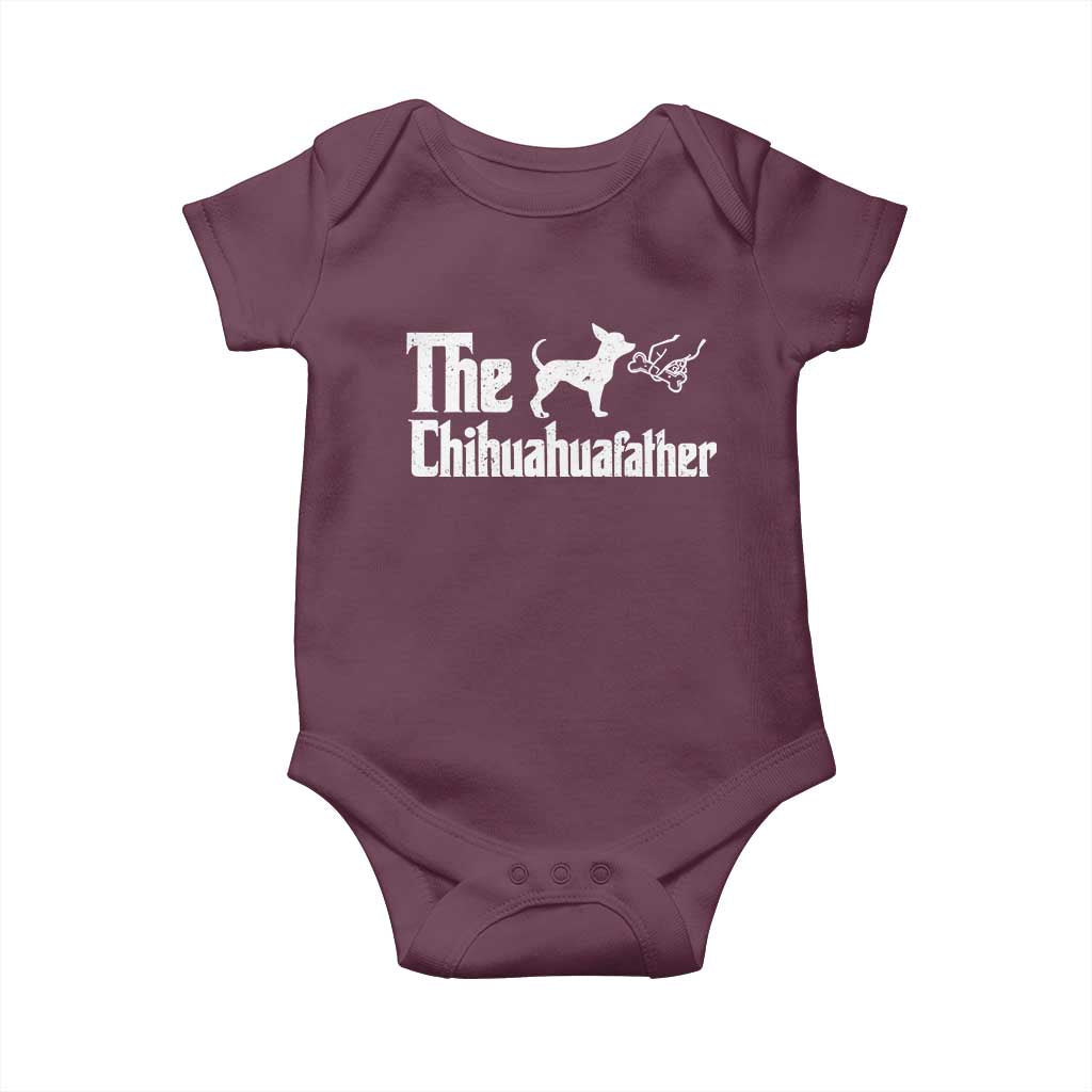 Chihuahua Dad Baby Onesie Fathers Day Gifts For Dog Lovers