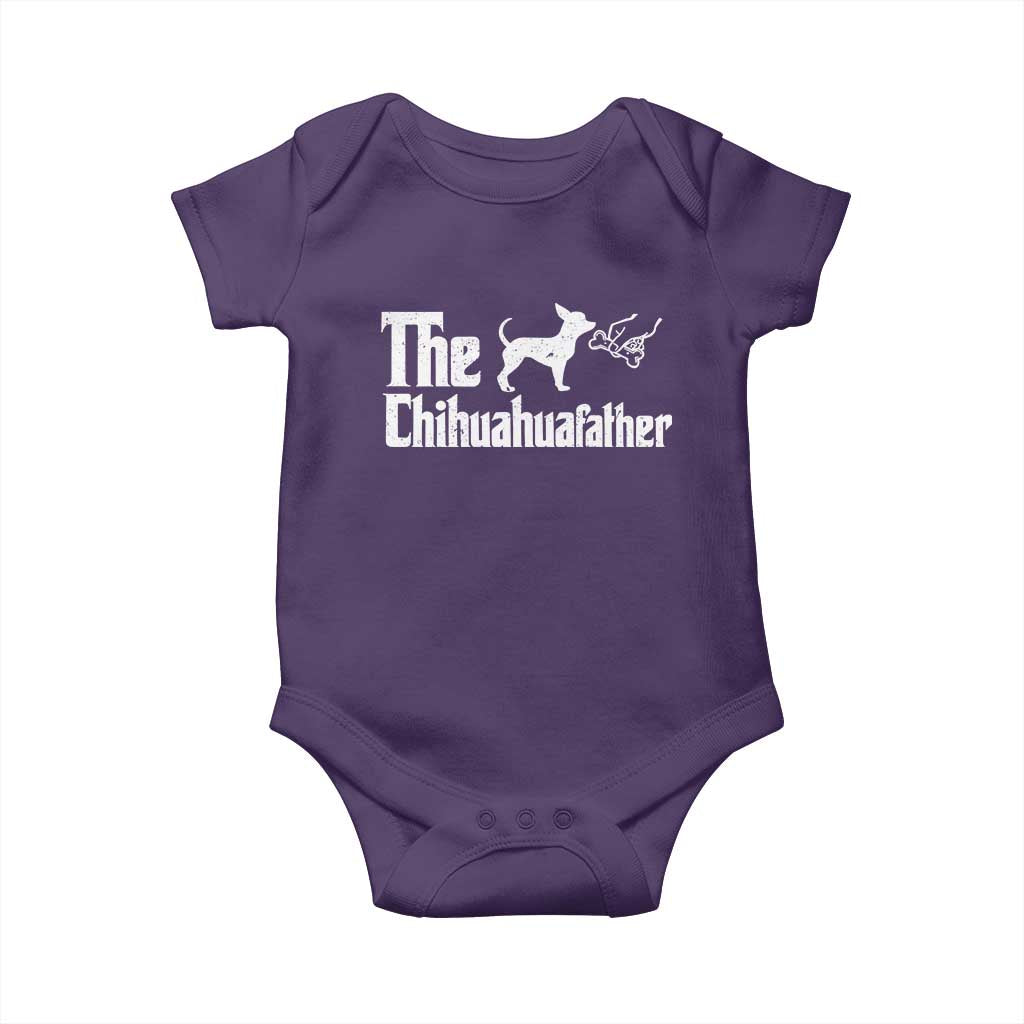 Chihuahua Dad Baby Onesie Fathers Day Gifts For Dog Lovers