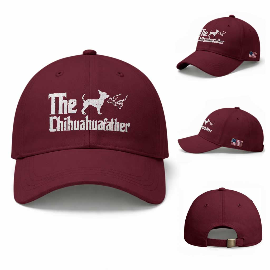 Chihuahua Dad Baseball Cap Fathers Day Gifts For Dog Lovers