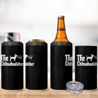 Chihuahua Dad 4 in 1 Can Cooler Tumbler Fathers Day Gifts For Dog Lovers