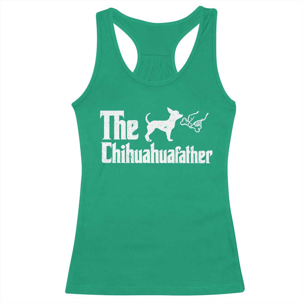 Chihuahua Dad Racerback Tank Top Fathers Day Gifts For Dog Lovers