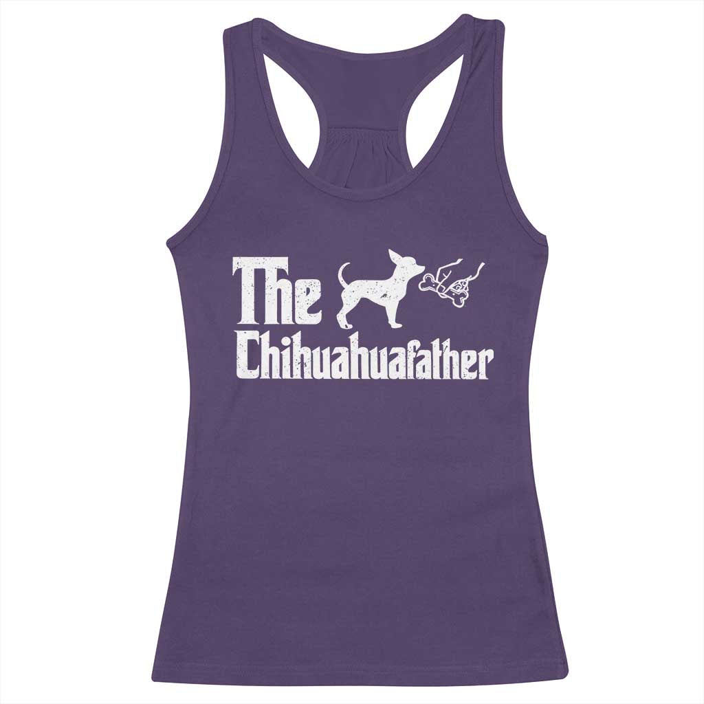 Chihuahua Dad Racerback Tank Top Fathers Day Gifts For Dog Lovers