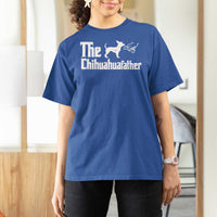 Chihuahua Dad T Shirt For Women Fathers Day Gifts For Dog Lovers
