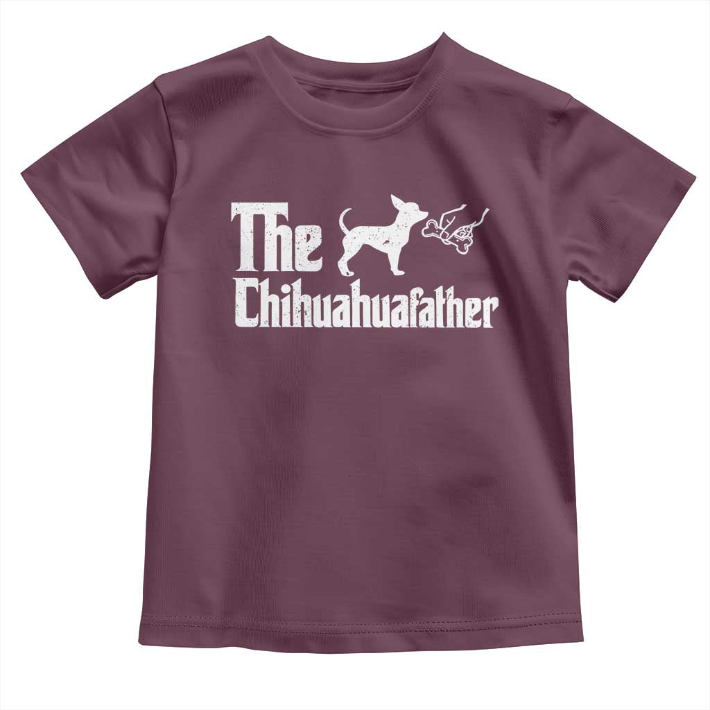 Chihuahua Dad Toddler T Shirt Fathers Day Gifts For Dog Lovers