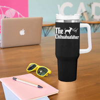 Chihuahua Dad Tumbler With Handle Fathers Day Gifts For Dog Lovers
