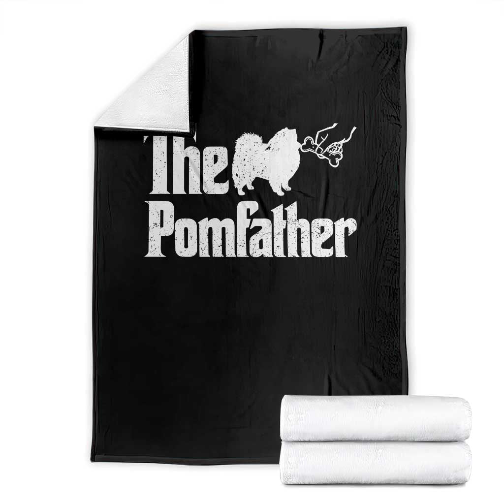 Pomeranian Dad Throw Blanket The Pom Father Fathers Day Gifts For Dog Lovers