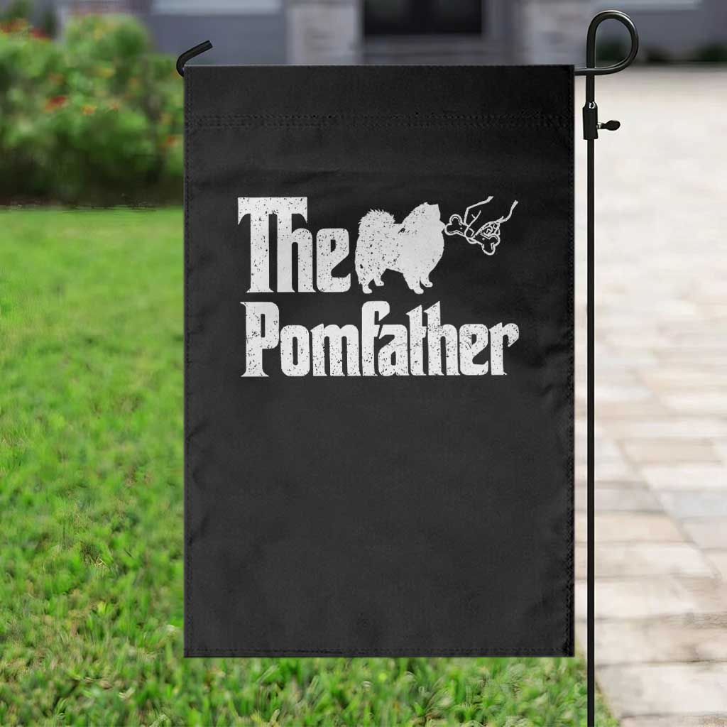 Pomeranian Dad Garden Flag The Pom Father Fathers Day Gifts For Dog Lovers
