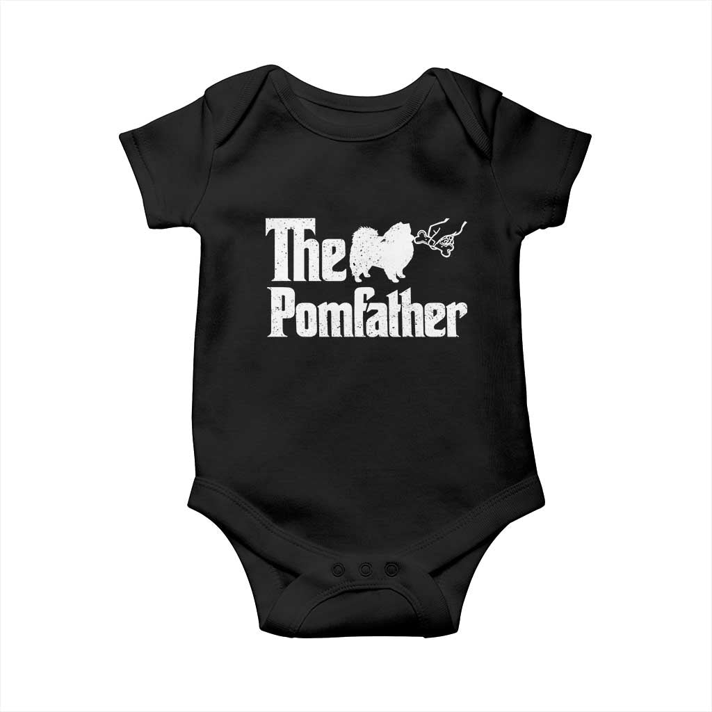 Pomeranian Dad Baby Onesie The Pom Father Fathers Day Gifts For Dog Lovers