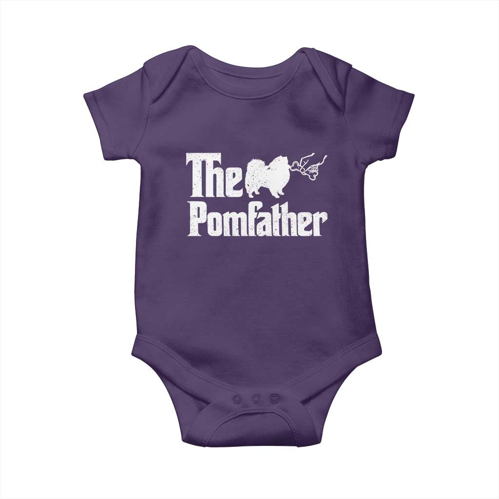 Pomeranian Dad Baby Onesie The Pom Father Fathers Day Gifts For Dog Lovers