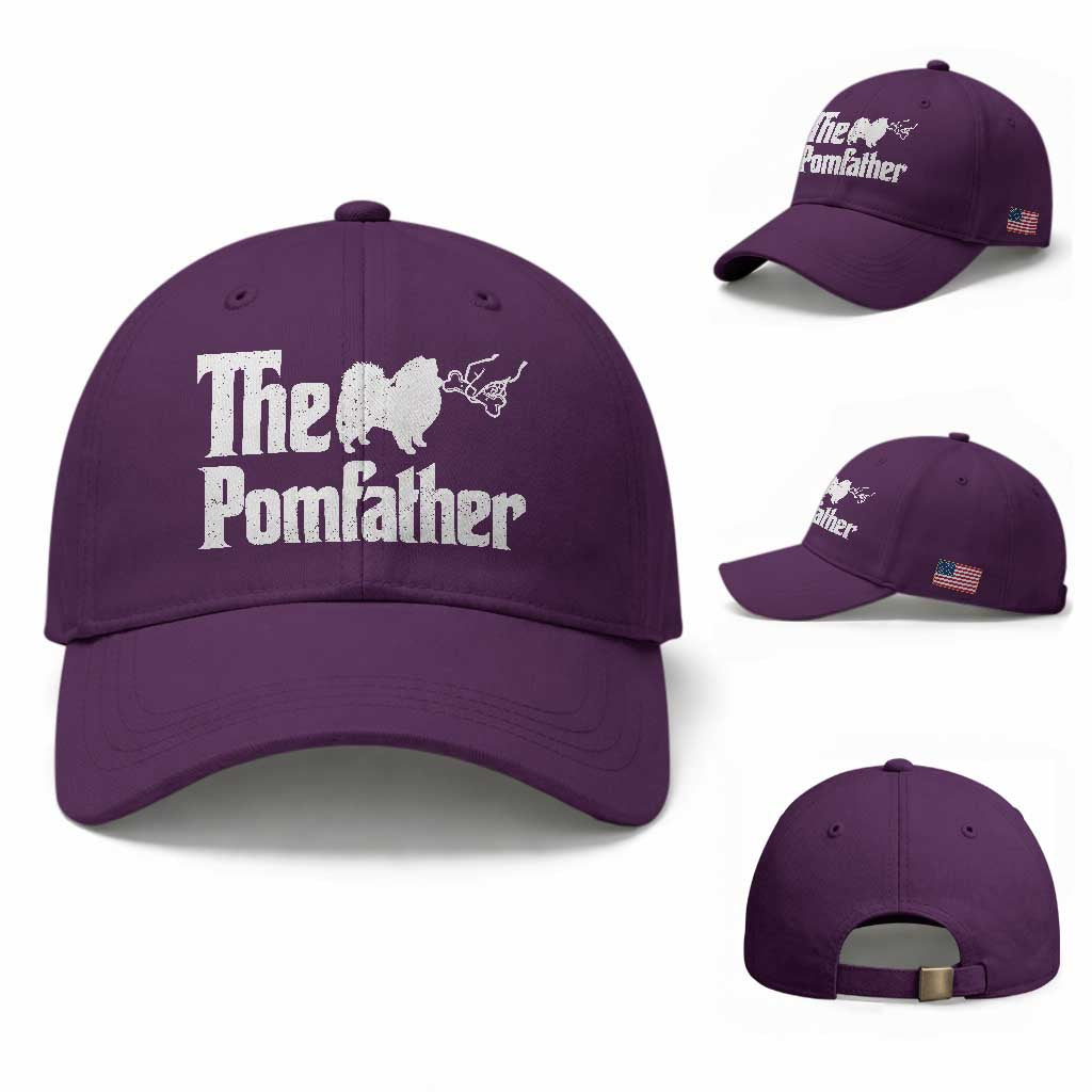 Pomeranian Dad Baseball Cap The Pom Father Fathers Day Gifts For Dog Lovers