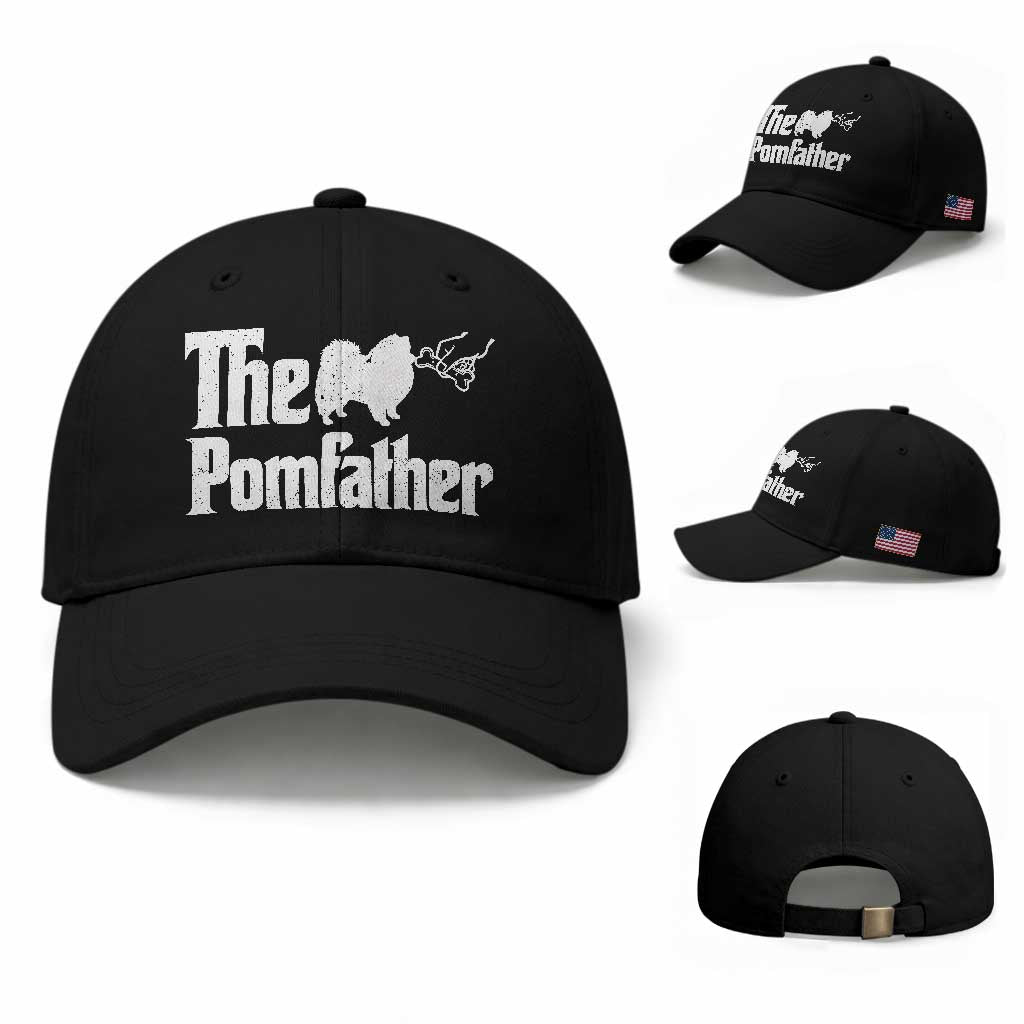 Pomeranian Dad Baseball Cap The Pom Father Fathers Day Gifts For Dog Lovers