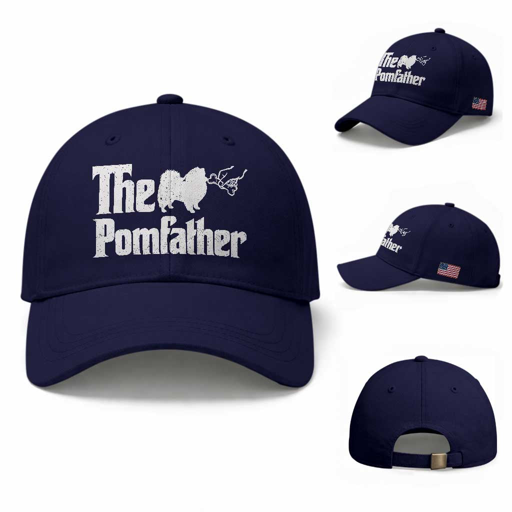 Pomeranian Dad Baseball Cap The Pom Father Fathers Day Gifts For Dog Lovers