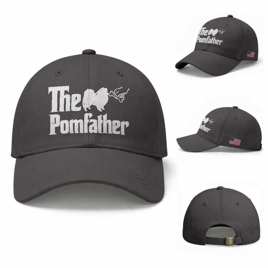 Pomeranian Dad Baseball Cap The Pom Father Fathers Day Gifts For Dog Lovers