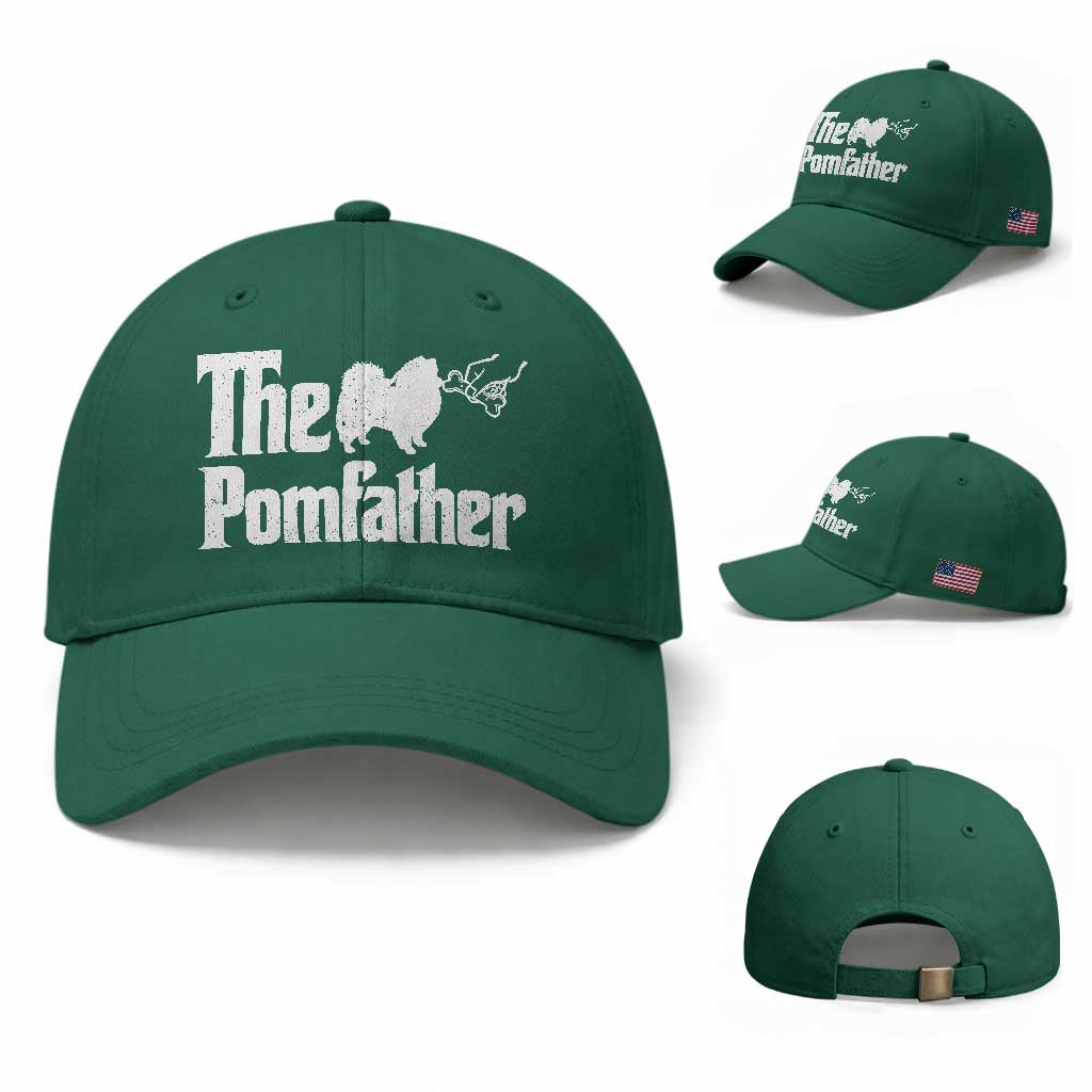 Pomeranian Dad Baseball Cap The Pom Father Fathers Day Gifts For Dog Lovers