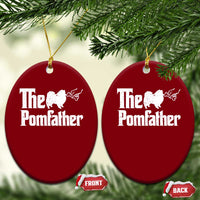 Pomeranian Dad Ceramic Ornament The Pom Father Fathers Day Gifts For Dog Lovers