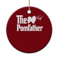 Pomeranian Dad Ceramic Ornament The Pom Father Fathers Day Gifts For Dog Lovers