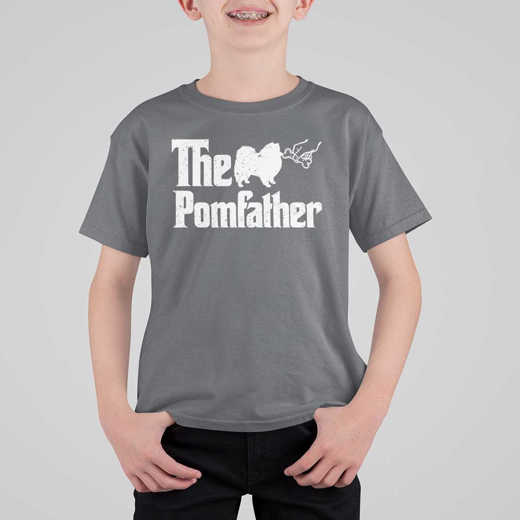 Pomeranian Dad T Shirt For Kid The Pom Father Fathers Day Gifts For Dog Lovers