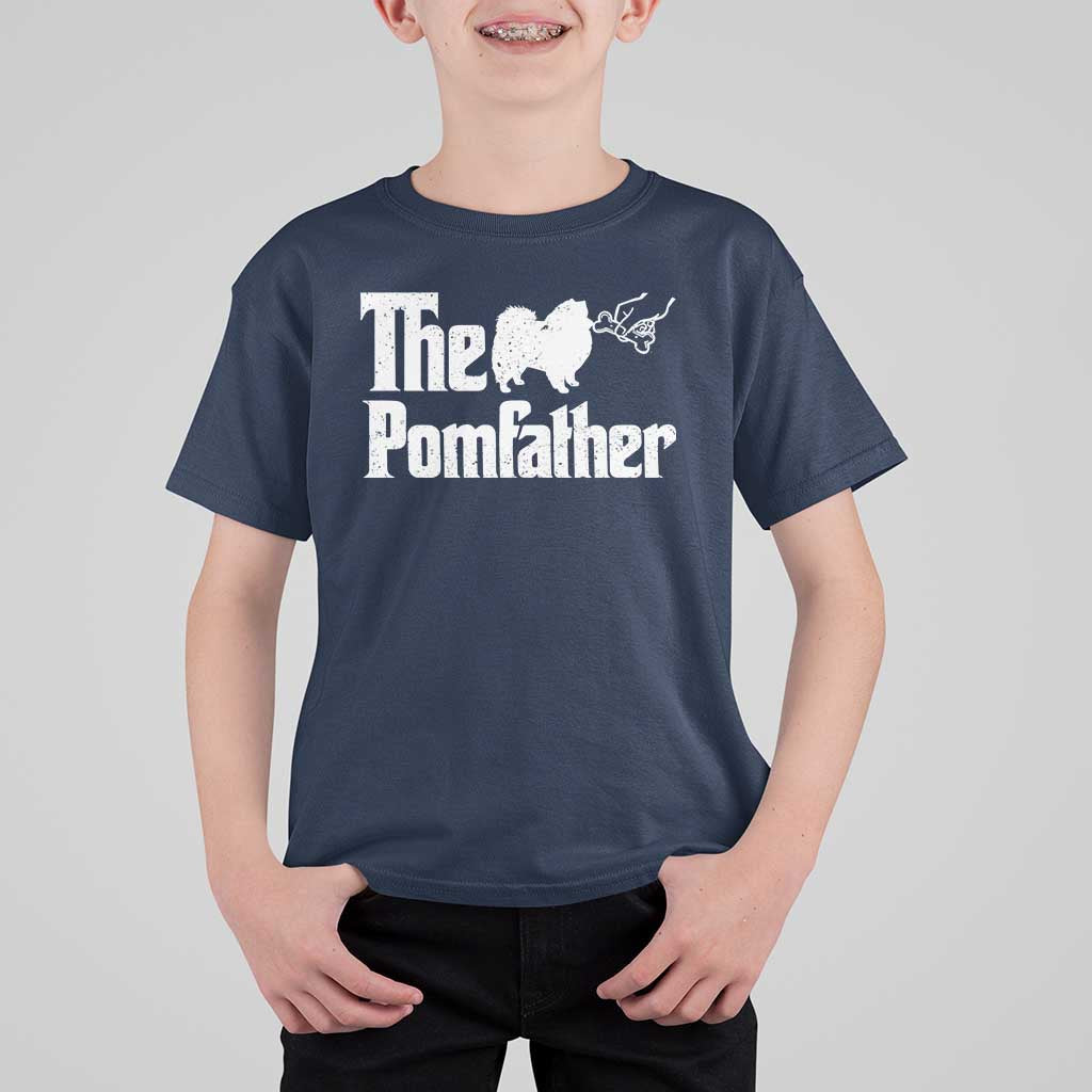 Pomeranian Dad T Shirt For Kid The Pom Father Fathers Day Gifts For Dog Lovers