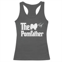 Pomeranian Dad Racerback Tank Top The Pom Father Fathers Day Gifts For Dog Lovers