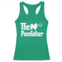 Pomeranian Dad Racerback Tank Top The Pom Father Fathers Day Gifts For Dog Lovers