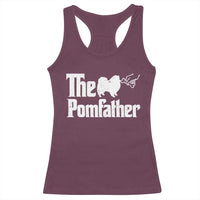Pomeranian Dad Racerback Tank Top The Pom Father Fathers Day Gifts For Dog Lovers