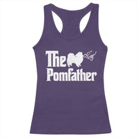 Pomeranian Dad Racerback Tank Top The Pom Father Fathers Day Gifts For Dog Lovers