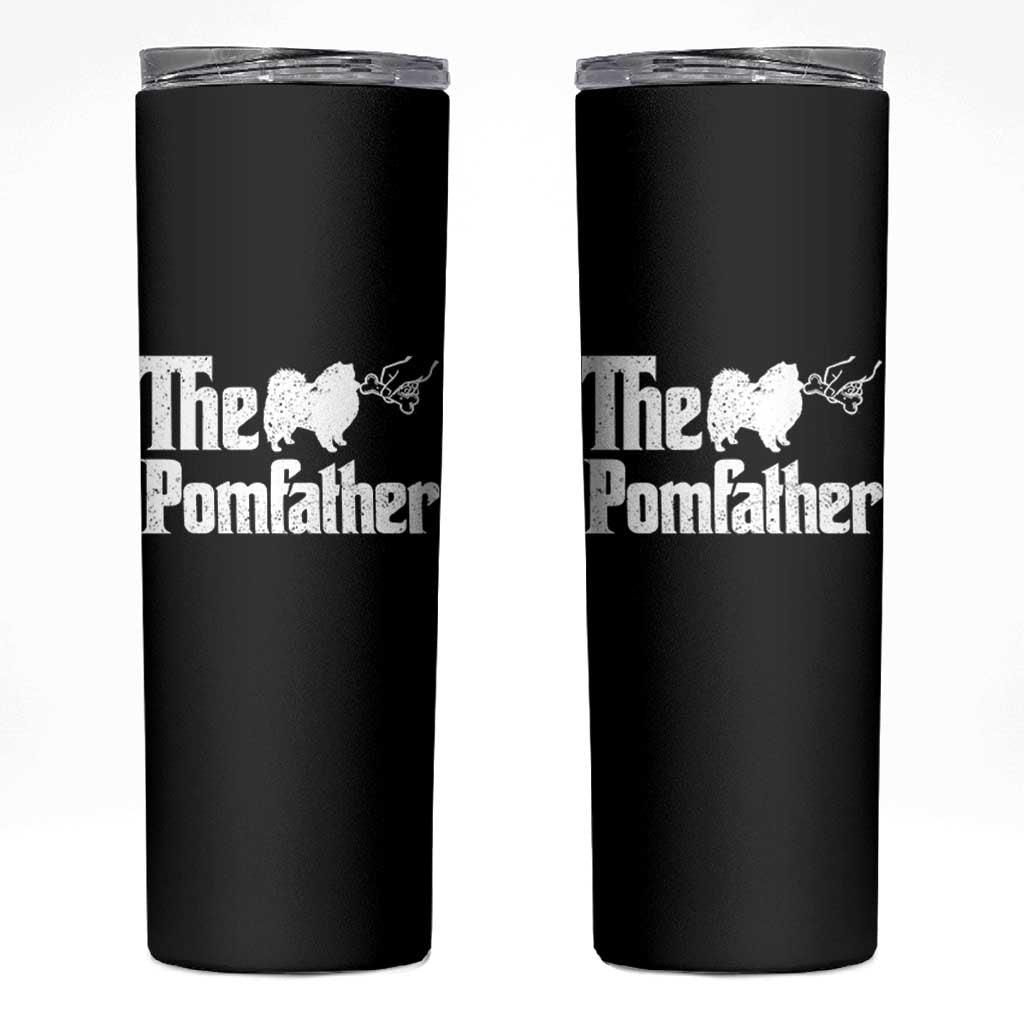 Pomeranian Dad Skinny Tumbler The Pom Father Fathers Day Gifts For Dog Lovers