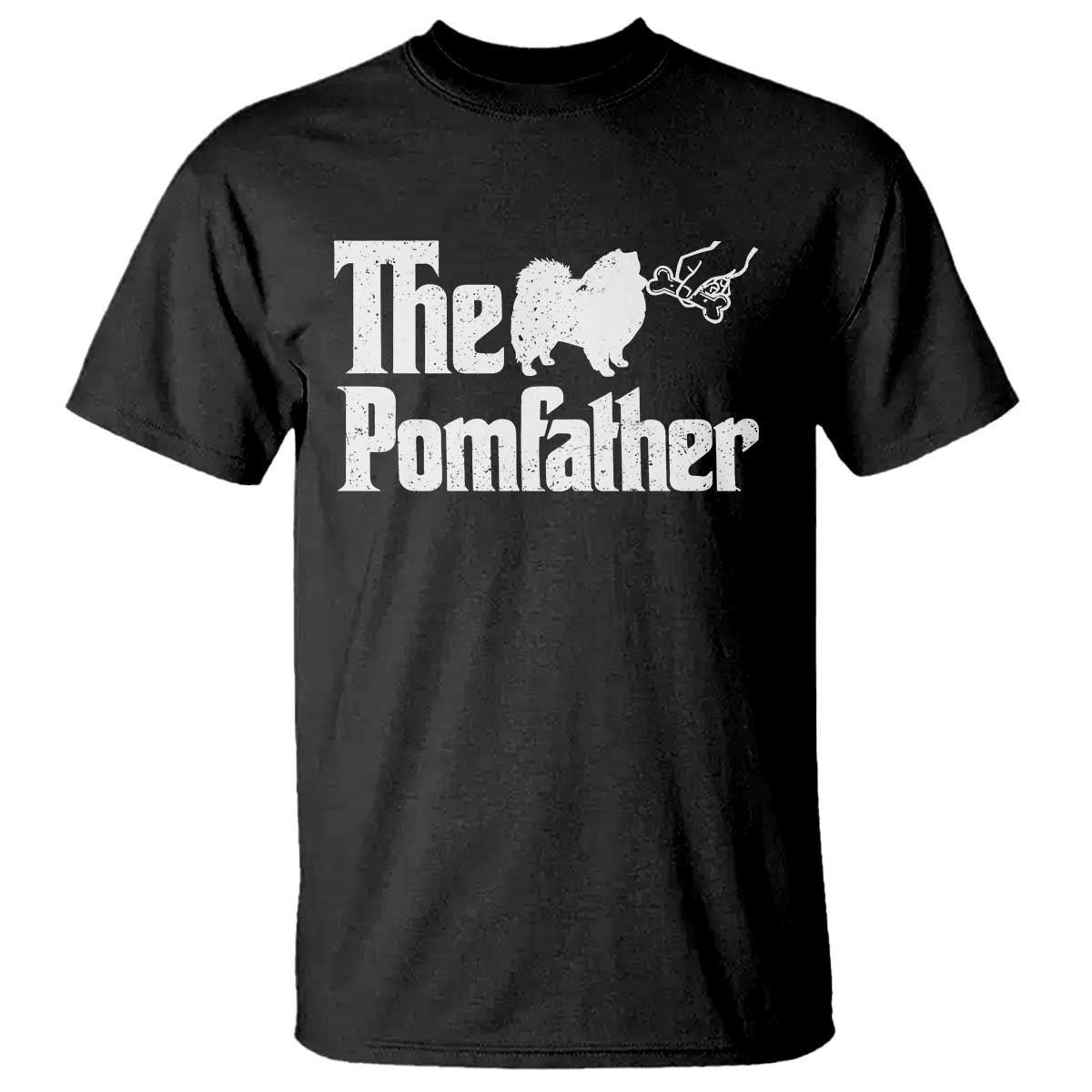 Pomeranian Dad T Shirt The Pom Father Fathers Day Gifts For Dog Lovers