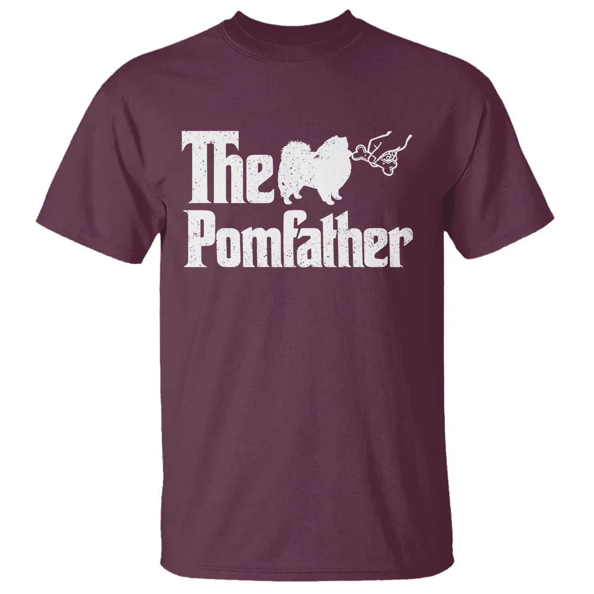 Pomeranian Dad T Shirt The Pom Father Fathers Day Gifts For Dog Lovers