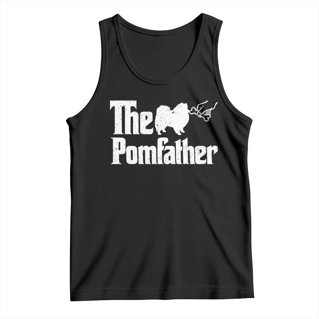 Pomeranian Dad Tank Top The Pom Father Fathers Day Gifts For Dog Lovers