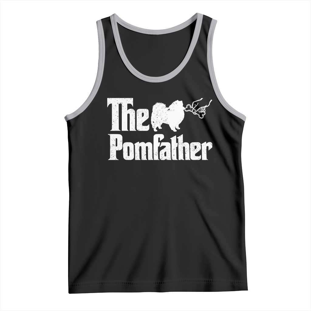 Pomeranian Dad Tank Top The Pom Father Fathers Day Gifts For Dog Lovers