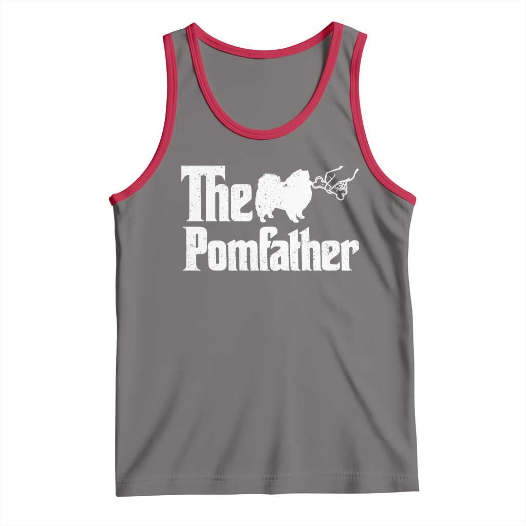 Pomeranian Dad Tank Top The Pom Father Fathers Day Gifts For Dog Lovers